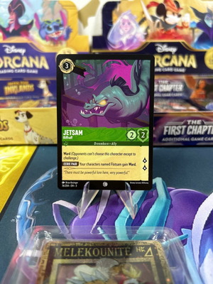 Lorcana TCG Disney κάρτα Jetsam σε άριστη κατάσταση