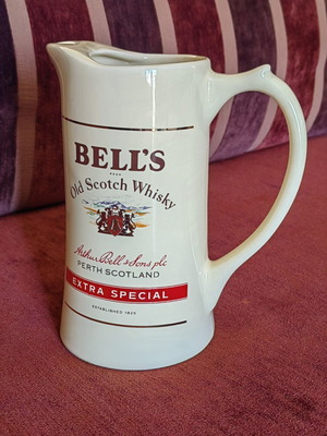Vintage ceramic water jug Bell's Old Scotch Whisky