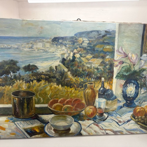 Painting used, 4th piece from the Charles collection