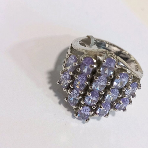 Silver ring new, size 53