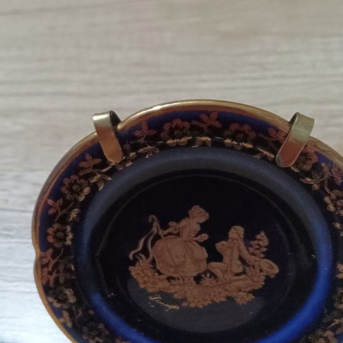 Porcelaine Limoges Castel France miniatura plates and jug used