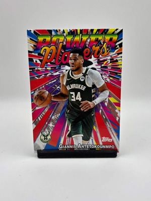 Κάρτα Giannis Antetokounmpo Topps 2025-26 Power Players σαν καινούργιο