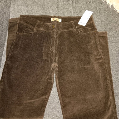 Men's corduroy pants brown new, size XXL