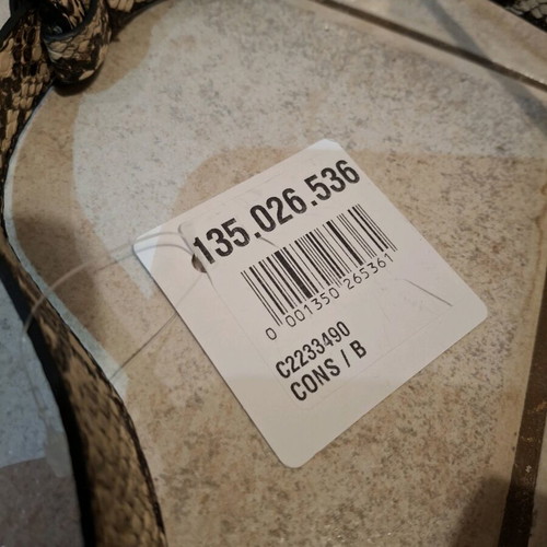 Τσαντάκι μέσης Mango με snake print και κλείσιμο κορδόνι καινούργιο