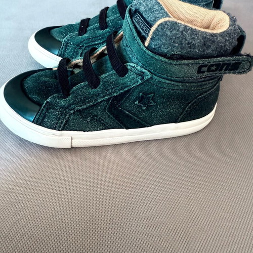 Converse boots used for boys, size 25-27, gray and green
