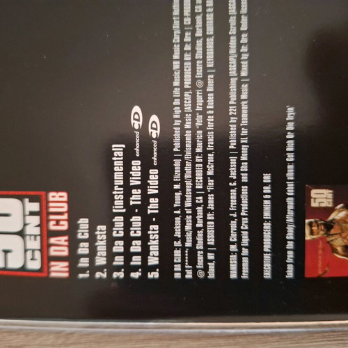 50 Cent Original Single In Da Club used with music video