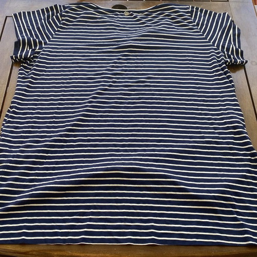 Mat women's blouse like new, white and blue, sizes L and XL