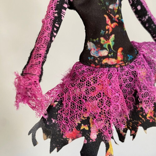 Dress for Monster High G1 Freaky Fusion Bonita Femur doll used