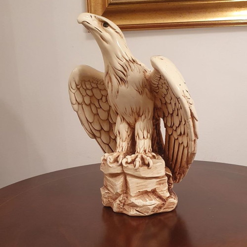 Eagle statue used, height 30cm
