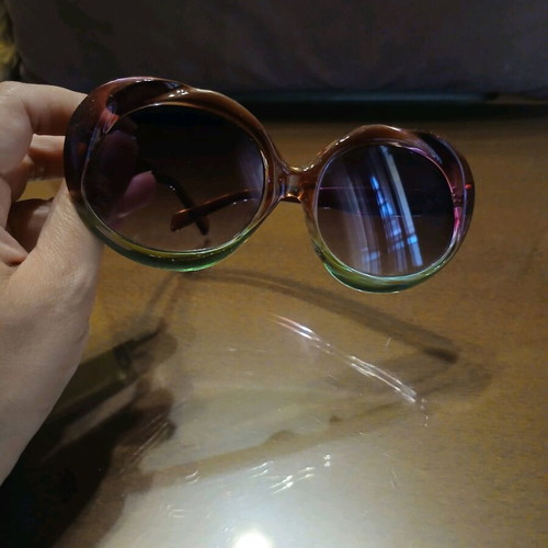 Women's glasses with multicolored frame new