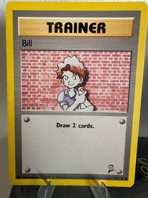 Κάρτα Pokemon Bill μεταχειρισμένη, πολύ καλή