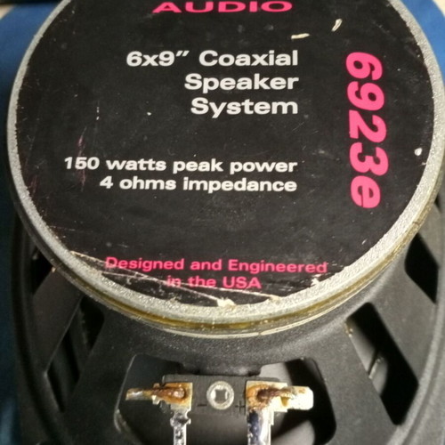 MTX AUDIO 6923E car speakers used