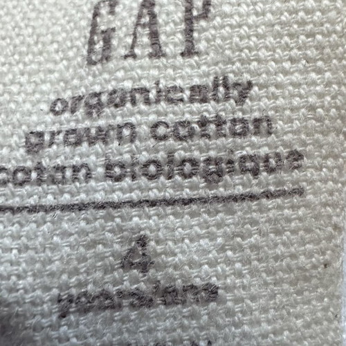 Gap Kids white organic cotton shirt for 4 years