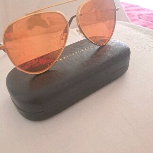 Victoria Beckham sunglasses like new, orange and gold