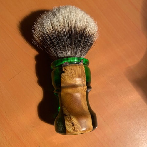Boti SHD badger shaving brush with resin handle, knot 23mm, loft 52mm