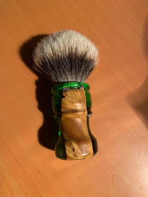 Boti SHD badger shaving brush with resin handle, knot 23mm, loft 52mm