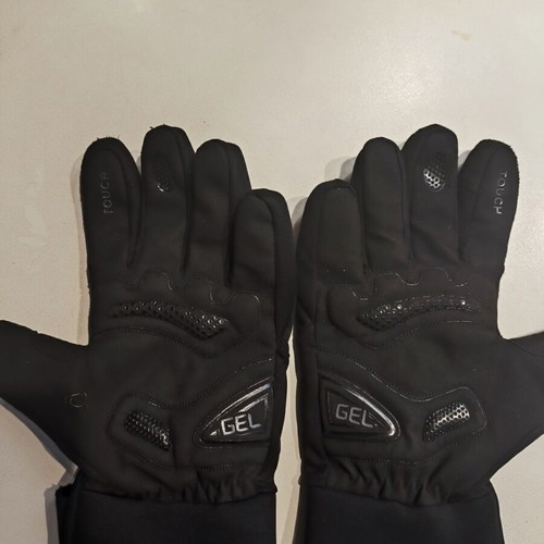 Nordcode Derbi winter motorcycle gloves softshell waterproof XL black like new