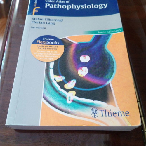 Color Atlas of Pathophysiology medical book used, Thieme