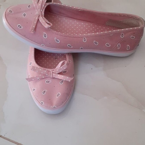 Pink ballerina shoes used, size 37.5, very good condition