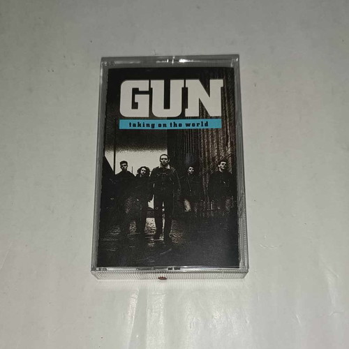 Gun Taking On The World cassette tape used, rock