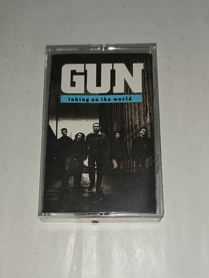 Gun Taking On The World cassette tape used, rock
