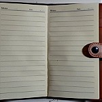  Καφέ ημερολόγιο/σημειωματάριο/τετράδιο
