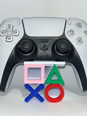 Βάση για χειριστήριο PS5 με design PlayStation buttons κατόπιν παραγγελίας