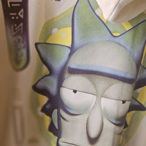 Rick and Morty sweatshirt Pull & Bear size L like new, beige