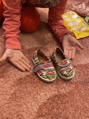 Tom’s Baby shoes used, size 12.5 cm