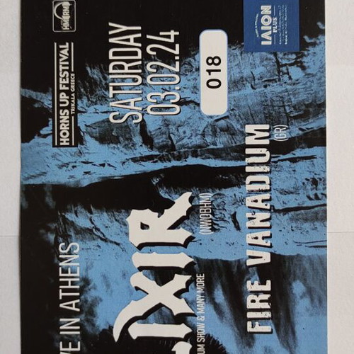 Elixir concert ticket new, Ilion Plus 3/2/2024