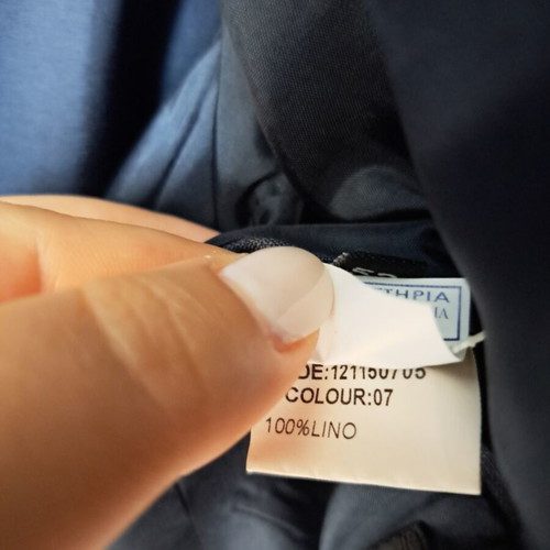 Linen men's suit new, blue, NO NAME brand