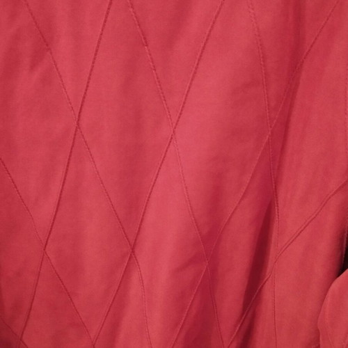 Women's quilted jacket used, size 46-48, red