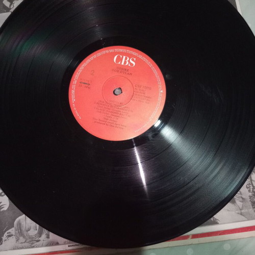 Bob Dylan Desire vinyl record used, rock