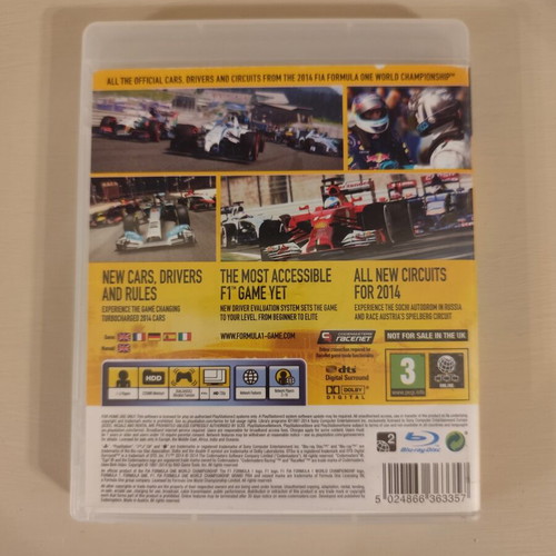 F1 2014 PlayStation 3 game