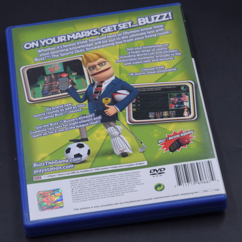Buzz! The Sports Quiz PS2 used in excellent condition