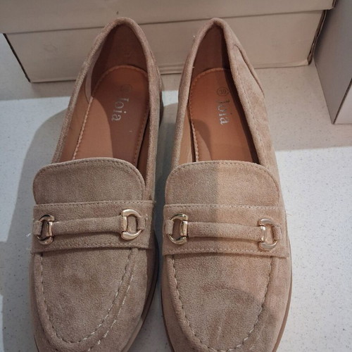 Loafers women’s like new, suede, anti-slip sole