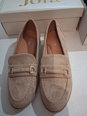 Loafers women’s like new, suede, anti-slip sole