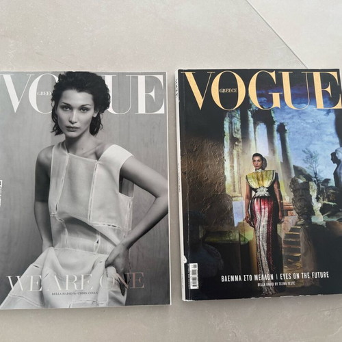 Vogue Hellas magazines issues 1 April 2019 and 11 April 2020 new