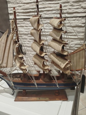 Cutty Sark vintage decorative wooden boat used
