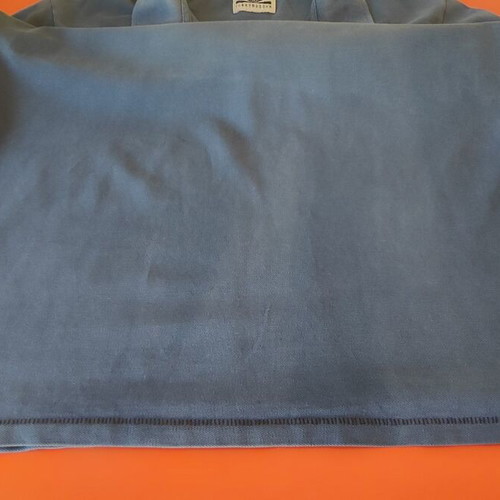 Funky Buddha men's polo blue L cotton used with vintage look