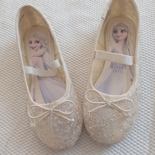 H&M Elsa ballerina shoes, beige, size 28
