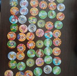 Pokemon 60 round tokens bundle