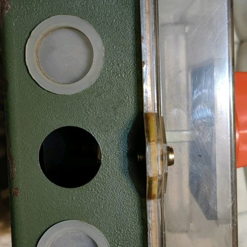 Electrical panel used with switch and 3 screw fuses