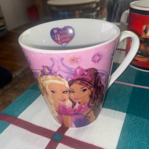 Children's mugs old used, set of 4 pieces