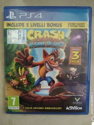 Crash Bandicoot N'sane Trilogy PS4 game like new