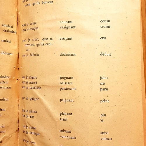 Old French Method book used