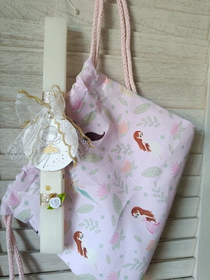 Easter candle set with children's fairy backpack new