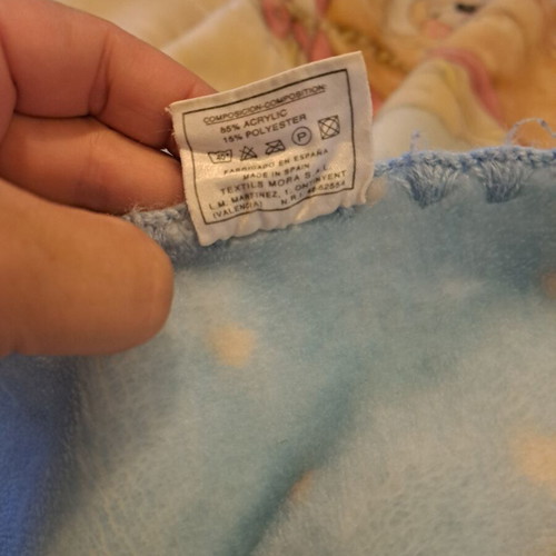 Mora children's blankets used, velour, medium thickness, set of 2