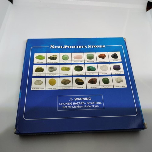Set of 20 semiprecious stones collection like new