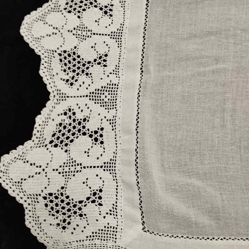 Handmade crochet embroidery like new